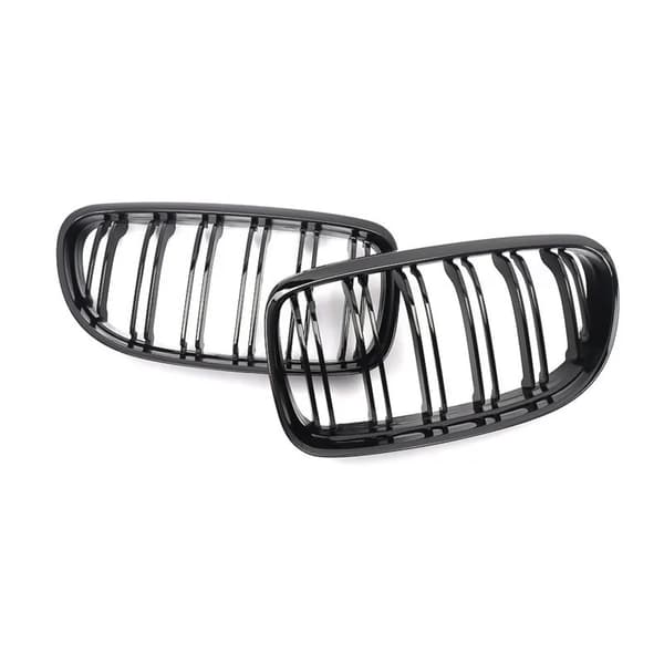 For BMW E90 E91 3 Series Kidney Grill Grille Gloss Black M Style 09-11 LCI Model