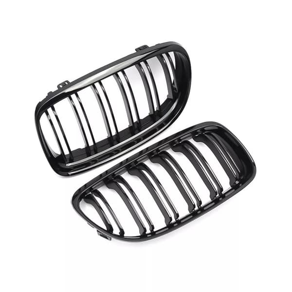 For BMW E90 E91 3 Series Kidney Grill Grille Gloss Black M Style 09-11 LCI Model