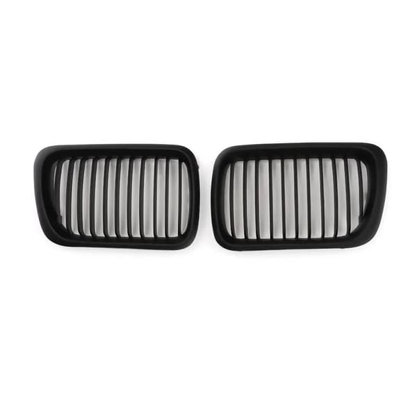 Front Matte Black Kidney Grille Grill for BMW 3-Series E36 Saloon M3 Coupe 97-99