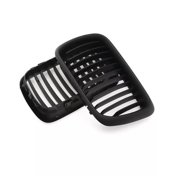 Front Matte Black Kidney Grille Grill for BMW 3-Series E36 Saloon M3 Coupe 97-99