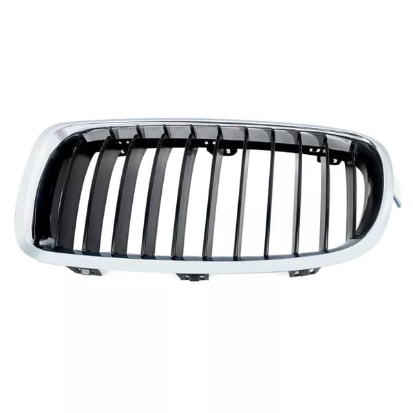 FOR BMW 3 SERIES F30 F31 12-18 FRONT BUMPER CHROME/BLACK KIDNEY GRILLE LEFT N/S