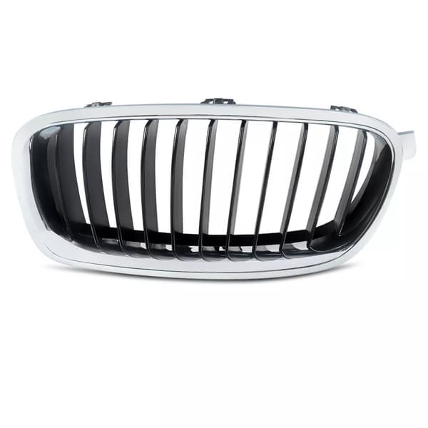 FOR BMW 3 SERIES F30 F31 12-18 FRONT BUMPER CHROME/BLACK KIDNEY GRILLE LEFT N/S