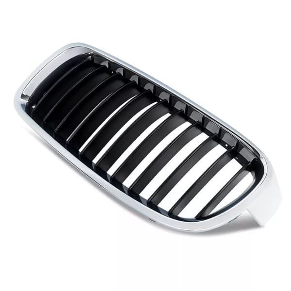 FOR BMW 3 SERIES F30 F31 12-18 FRONT BUMPER CHROME/BLACK KIDNEY GRILLE LEFT N/S