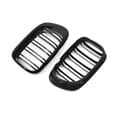 Miniatyrbilde 7 av 11: For 1998-2001 BMW E46 2 Door 2D Coupe Gloss Black Dual Slat Kidney Grille Grill