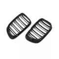 Miniatyrbilde 8 av 11: For 1998-2001 BMW E46 2 Door 2D Coupe Gloss Black Dual Slat Kidney Grille Grill