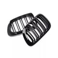 Miniatyrbilde 10 av 11: For 1998-2001 BMW E46 2 Door 2D Coupe Gloss Black Dual Slat Kidney Grille Grill