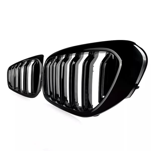 Grille For BMW 5 Series G30 G31 2017-2020 Front Kidney Double Slat Gloss Black