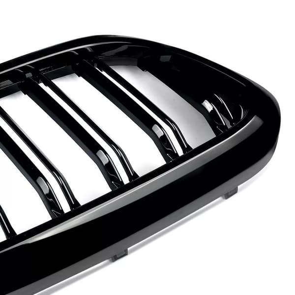 Grille For BMW 5 Series G30 G31 2017-2020 Front Kidney Double Slat Gloss Black