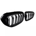 Pikkukuva 8 / 11: Grille For BMW 5 Series G30 G31 2017-2020 Front Kidney Double Slat Gloss Black