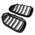 Pikkukuva 9 / 11: Grille For BMW 5 Series G30 G31 2017-2020 Front Kidney Double Slat Gloss Black