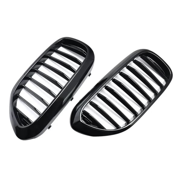Grilles For BMW 5 Series G30 G31 2017-2019 Front Kidney Single Slat Gloss Black