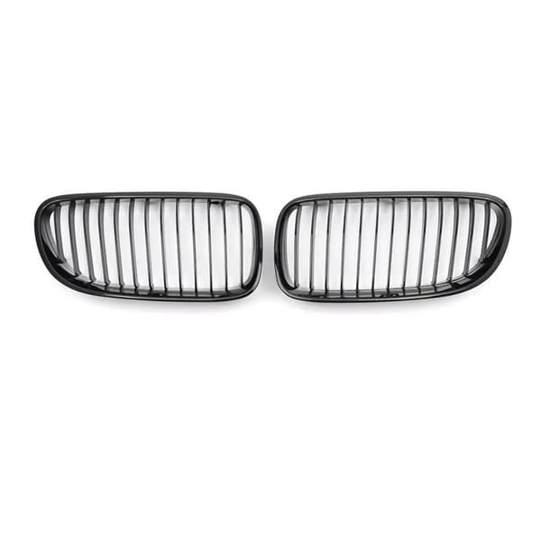 Gloss Black Front Kidney Grilles For BMW E92 E93 3-Series 2D 2010-2013 Facelift