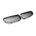 Pikkukuva 8 / 11: Gloss Black Front Kidney Grilles For BMW E92 E93 3-Series 2D 2010-2013 Facelift