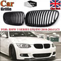 Pikkukuva 1 / 11: Gloss Black Front Kidney Grilles For BMW E92 E93 3-Series 2D 2010-2013 Facelift