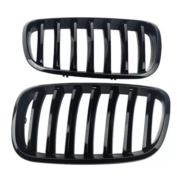 For BMW X5 X6 E70 E71 E72 2007-2013 Front Hood Kidney Sport Grilles Glossy Black