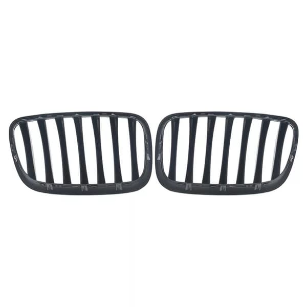 For BMW X5 X6 E70 E71 E72 2007-2013 Front Hood Kidney Sport Grilles Glossy Black