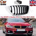 Miniatyrbilde 2 av 11: FOR BMW F32 F33 F36 4 SERIES 13-20 O/S DRIVER SIDE BUMPER KIDNEY GRILL OE STYLE