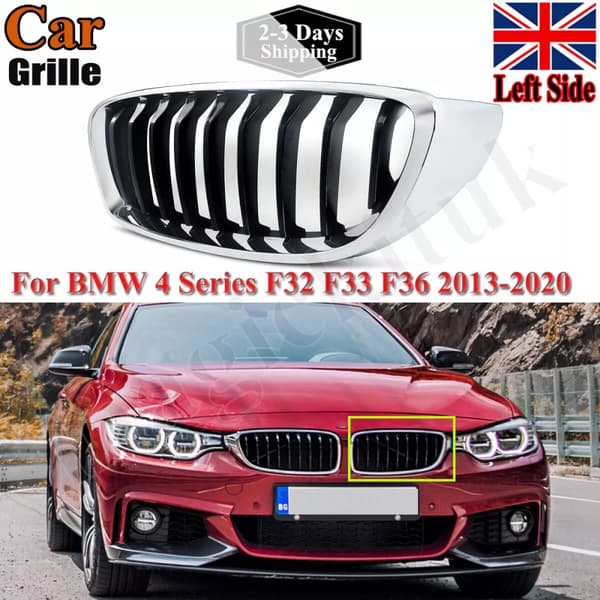 FOR BMW F32 F33 F36 4 SERIES 13-20 LEFT SIDE PASSENGER SIDE BUMPER KIDNEY GRILL