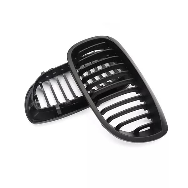 For BMW 3 Series E46 Coupe 2D 2003-2005 Facelift Matte Black Kidney Front Grille