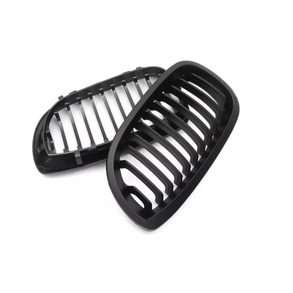 For BMW 3 Series E46 Coupe 2D 2003-2005 Facelift Matte Black Kidney Front Grille