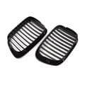 Miniatyrbillede 9 af 11: Pair Grilles For 97-03 BMW E39 5-series 525 530 535 M5 Front Kidney Gloss Black