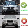 Miniatyrbilde 8 av 11: FOR BMW X3 F25 X4 F26 2014-18 FRONT BUMPER KIDNEY GRILL GRILLE LEFT SIDE 7419887
