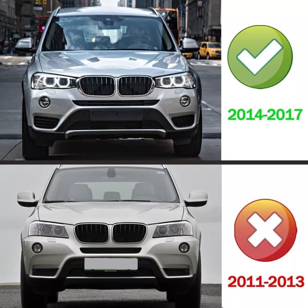 FOR BMW X3 F25 X4 F26 2014-18 FRONT BUMPER KIDNEY GRILL GRILLE LEFT SIDE 7419887