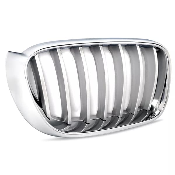 For BMW X3 F25 X4 F26 Right Side Front Chrome+Silver Front Kidney Grille 2014-17