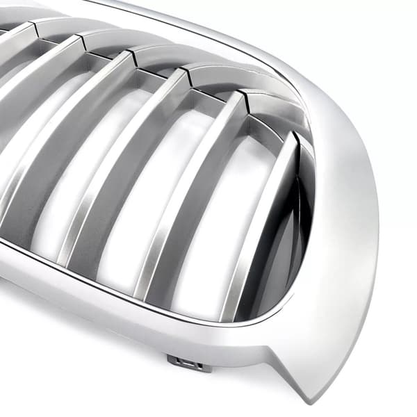 For BMW X3 F25 X4 F26 Right Side Front Chrome+Silver Front Kidney Grille 2014-17