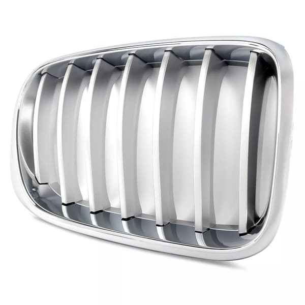 For BMW X3 F25 X4 F26 Right Side Front Chrome+Silver Front Kidney Grille 2014-17