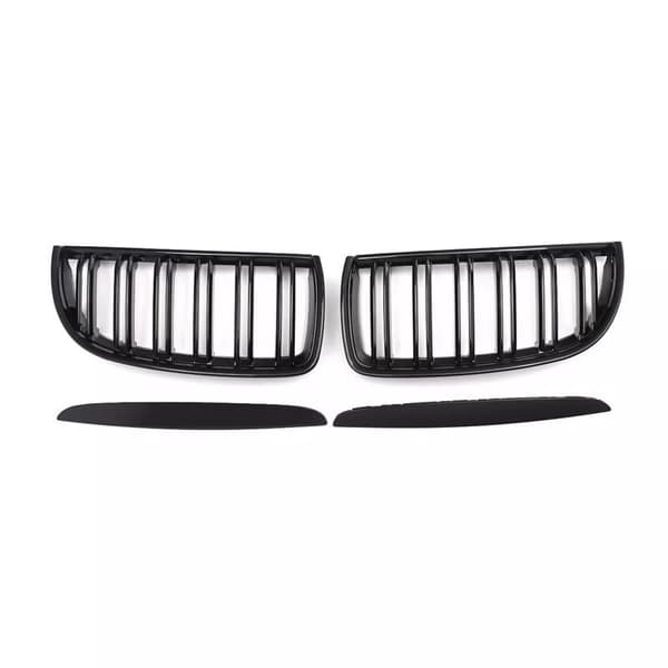 For BMW 3-Series E90 E91 2006-2008 Pre-facelift Matte Black Kidney Grill Grilles