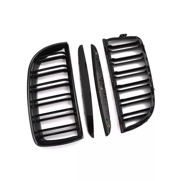 For BMW 3-Series E90 E91 2006-2008 Pre-facelift Matte Black Kidney Grill Grilles