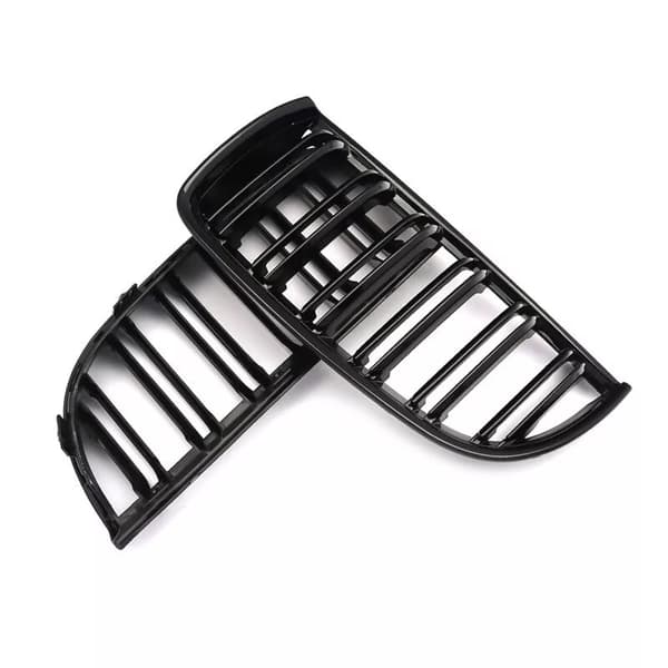 For BMW 3-Series E90 E91 2006-2008 Pre-facelift Matte Black Kidney Grill Grilles