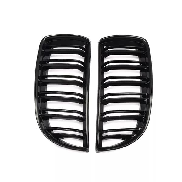 For BMW 3-Series E90 E91 2006-2008 Pre-facelift Matte Black Kidney Grill Grilles