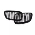 Pikkukuva 6 / 11: 2x Front Kidney Grill Grille Gloss Black Double Slat For BMW F22 F23 M2 2 Series