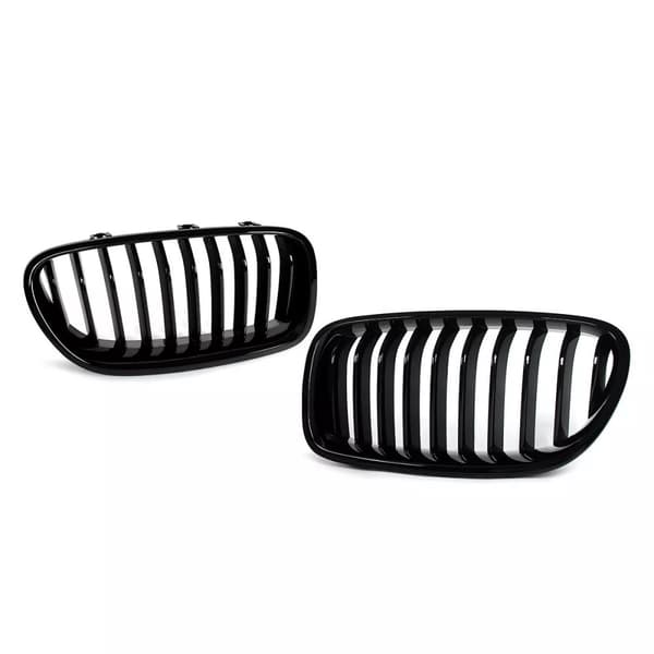 M SPORT LOOK GLOSS BLACK SINGLE BAR KIDNEY GRILLE FOR BMW 5 SERIES F10 F11 10-16
