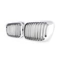 Miniatyrbilde 3 av 11: For BMW E46 3 Series 2DR Coupe 1998-02 Pre-LCI Front Kidney Grills Grille Chrome