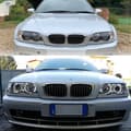 Miniatyrbilde 4 av 11: For BMW E46 3 Series 2DR Coupe 1998-02 Pre-LCI Front Kidney Grills Grille Chrome