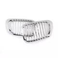 Miniatyrbilde 8 av 11: For BMW E46 3 Series 2DR Coupe 1998-02 Pre-LCI Front Kidney Grills Grille Chrome
