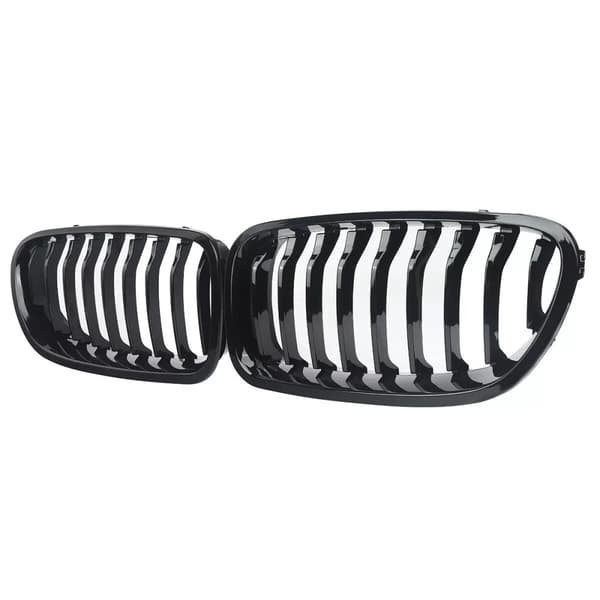 For 10-15 5 Series BMW Sedan F10 F11 M5 Gloss Black Front Kidney Grills Grilles