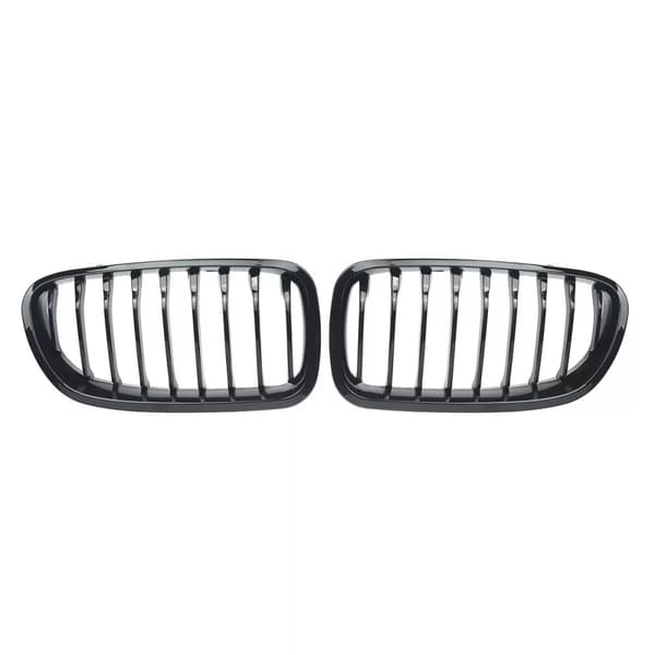 For 10-15 5 Series BMW Sedan F10 F11 M5 Gloss Black Front Kidney Grills Grilles