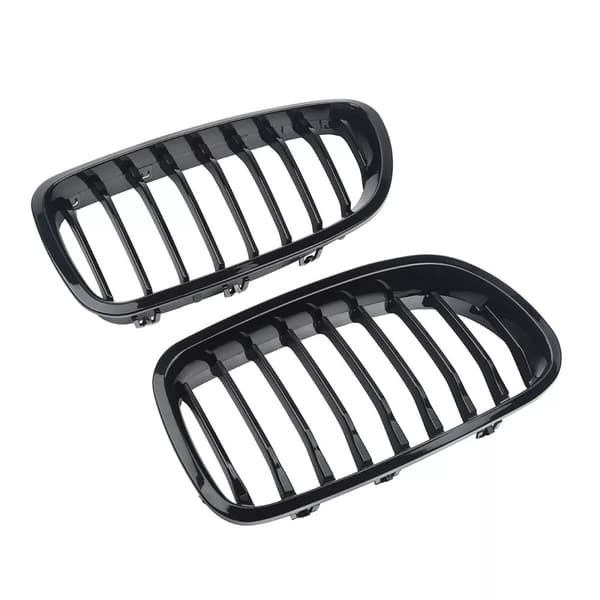 For 10-15 5 Series BMW Sedan F10 F11 M5 Gloss Black Front Kidney Grills Grilles