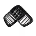 Miniatyrbilde 7 av 11: PAIR FOR BMW E36 M3 3SERIES 97-99 FACELIFT MATTE BLACK FRONT KIDNEY GRILLE GRILL