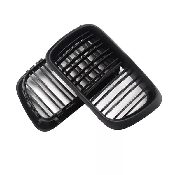 PAIR FOR BMW E36 M3 3SERIES 97-99 FACELIFT MATTE BLACK FRONT KIDNEY GRILLE GRILL