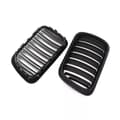 Miniatyrbilde 10 av 11: PAIR FOR BMW E36 M3 3SERIES 97-99 FACELIFT MATTE BLACK FRONT KIDNEY GRILLE GRILL