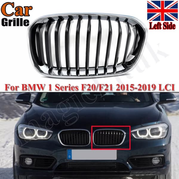 FOR BMW 1 SERIES F20 F21 15-2019 FRONT UPPER KIDNEY GRILLE LEFT N/S 51137371747