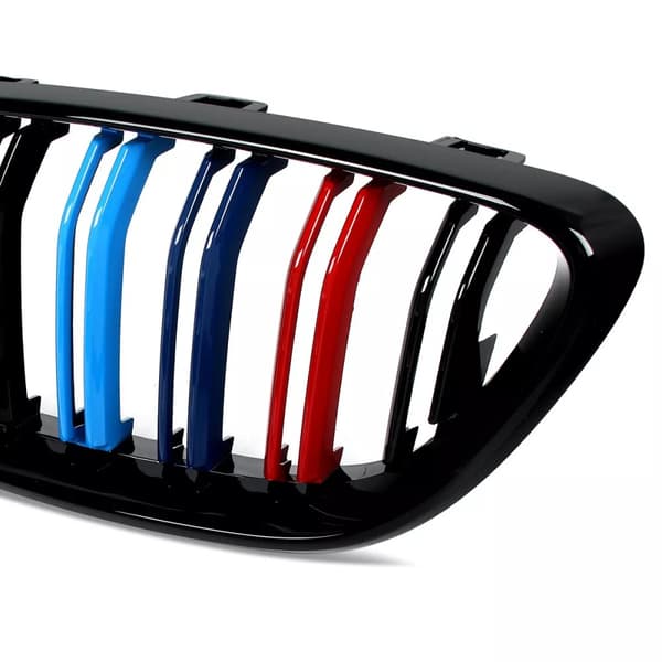FOR BMW 2 SERIES F22 F23 2014-2020 FRONT KIDNEY GRILL GRILLE M COLOR DOUBLE LINE