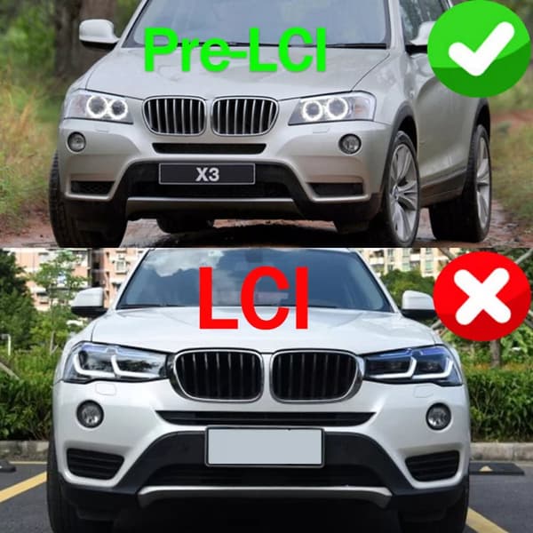 RH Right Side Front Bumper Kidney Grille Chrome For BMW X3 F25 X4 F26 2010-2014