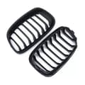 Miniatyrbillede 8 af 11: Matte Black Front Kidney Grill Grilles For BMW F20 F21 1 Series 2011-2014 12 13