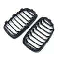 Miniatyrbillede 9 af 11: Matte Black Front Kidney Grill Grilles For BMW F20 F21 1 Series 2011-2014 12 13